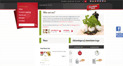Desktop Screenshot of gardeniafood.com
